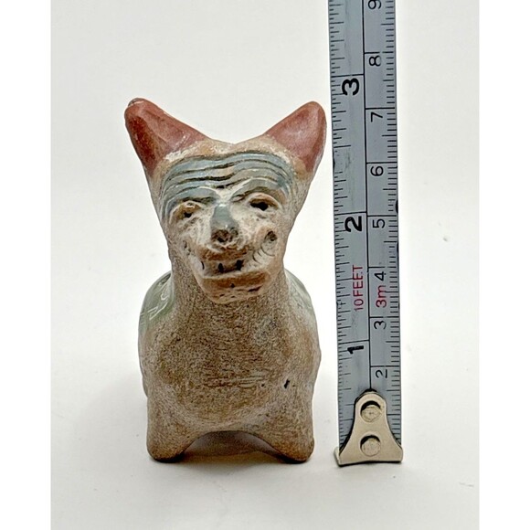 Mexican Xoloitzcuintle Xolo Dog Folk Art Pottery Whistle Mayan Aztec Used - Picture 10 of 13